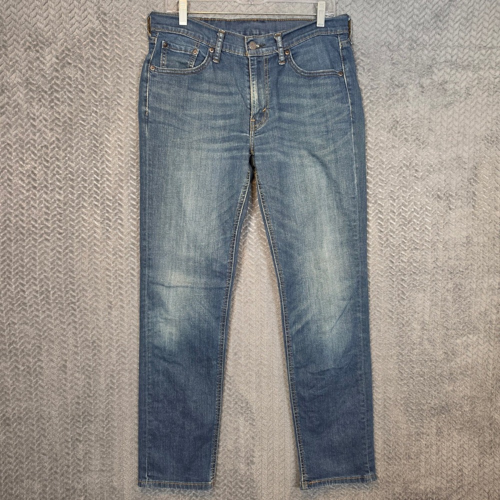 Levis 541 Athletic Taper Blue Jeans Mens 30x32 Medium Wash 18181-0017 Distressed